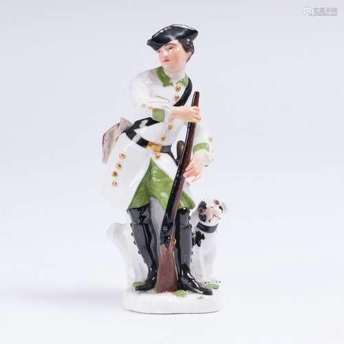 Johann Friedrich Eberlein (Dresden 1695 - Meissen 1749). Jäg...