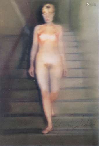 Gerhard Richter (Dresden 1932). Ema - Akt auf einer Treppe.