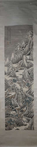 A Cui dakun's landscape painting