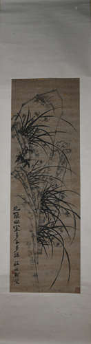 A Zheng banqiao's bamboo&orchid painting