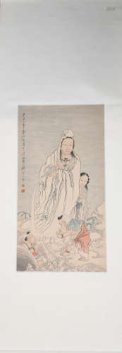 A Qian huian's figure painting