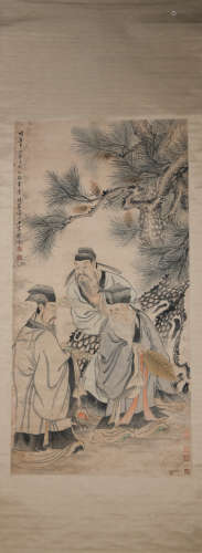 A Shangguan zhou's figure painting