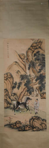A Pu jian's horse painting