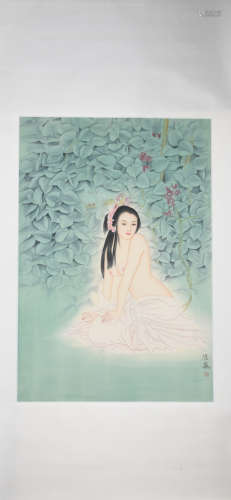 A Cui wei's figure painting