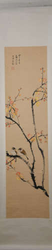 A Huo chunyang's flower and bird painting