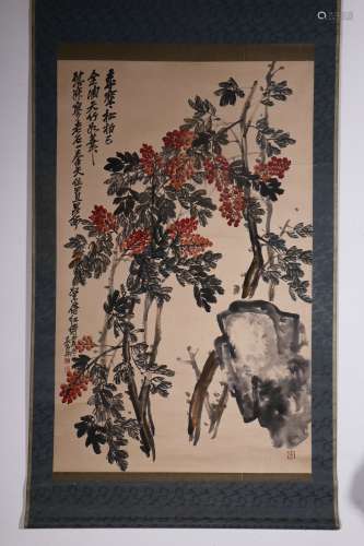 chinese wu changshuo's painting