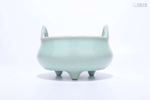 chinese celadon glazed porcelain incense burner