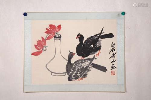 chinese qi baishi's painting