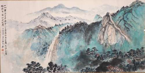 chinese zhang daqian's painting