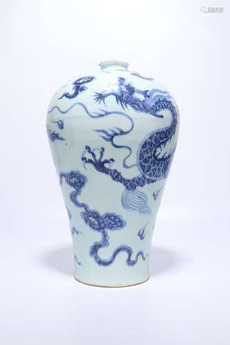 chinese blue and white porcelain meiping