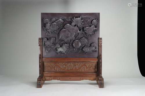 chinese qiyang stone screen