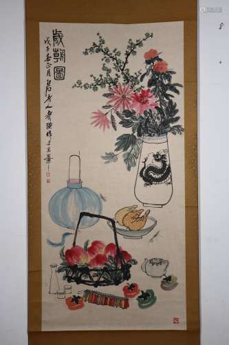 chinese qi baishi's painting