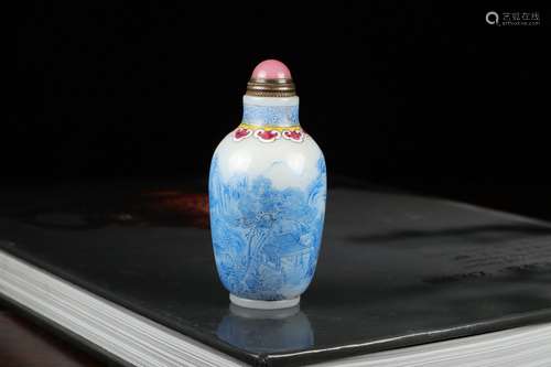 chinese glass snuff bottle