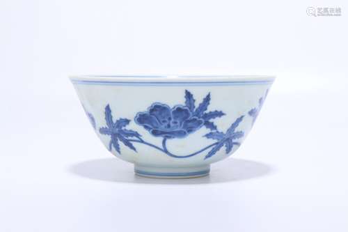 chinese blue and white porcelain bowl