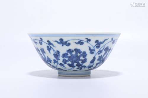 chinese blue and white porcelain bowl