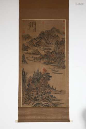 chinese wang yuanqi's painting