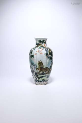 chinese famille rose porcelain vase