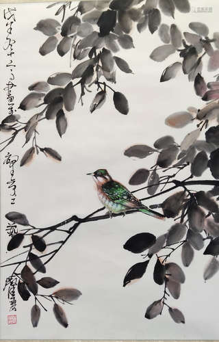 近現代 陳佩秋 花鳥