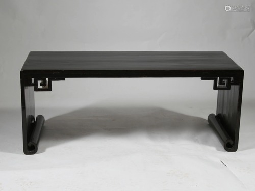 Chinese Low Ribbon Table, 19th Century