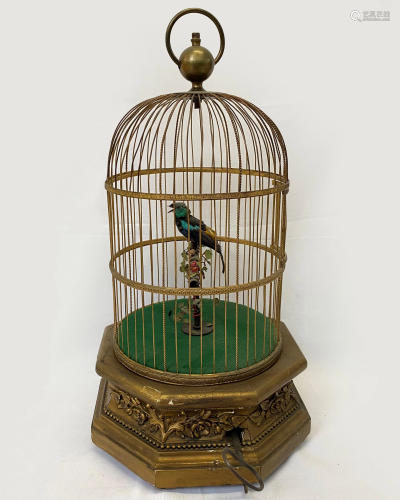 Large Singing Bird Cage Automaton