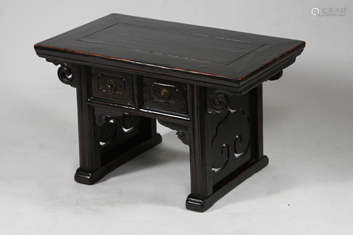 Chinese Lacquered Kang Desk, 19th Century