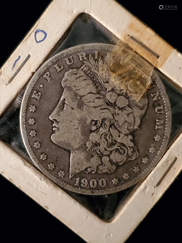 Morgan Silver Dollar, 1900