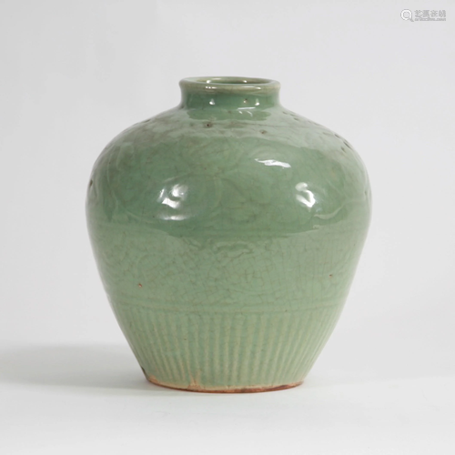 Antique Chinese Celadon Vessel with Excellent Color and