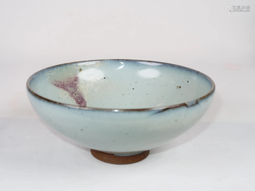 A Large Purple-Splashed 'Jun' Bowl