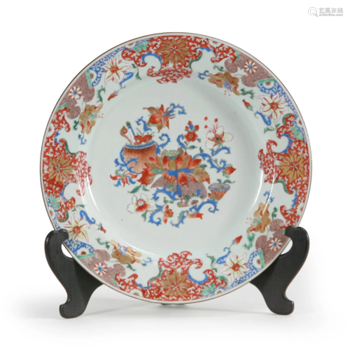 18th C. Exceptional Rare Imari Charger, Qianlong Period