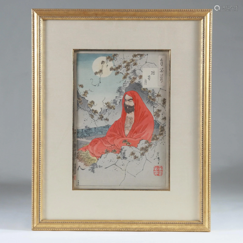 Japanese Wood Block Print by Yoshitoshi 