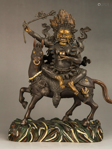 Bronze Figure of Palden Lhamo