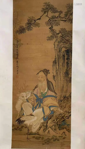 19th Century Fei Danxu Figure Painting