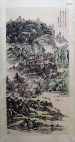 The 20th Century Huang Binhong Landscape Painting