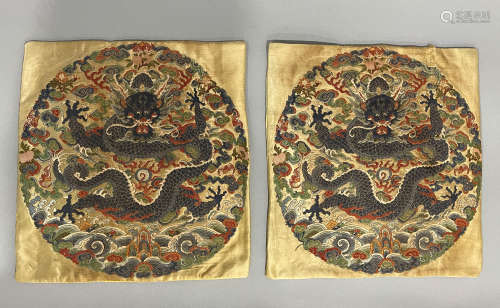 Brocade dragon in Qing Dynasty
