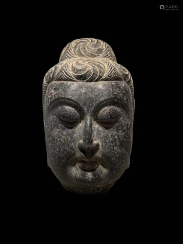Qingshi Buddha head in Qing Dynasty