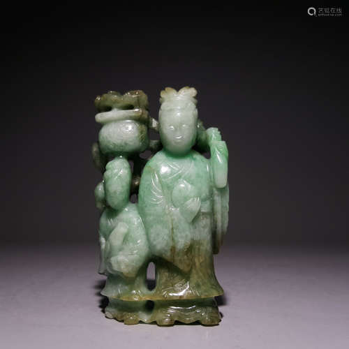 Jadeite ornaments of Qing Dynasty