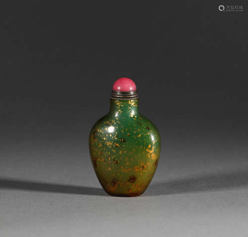 Glass Snuff Bottle in Qing Dynasty