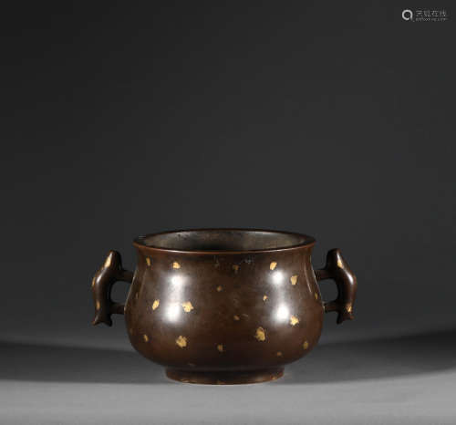 Shuanger incense burner in Qing Dynasty