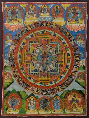 Tibetischer Thangka 