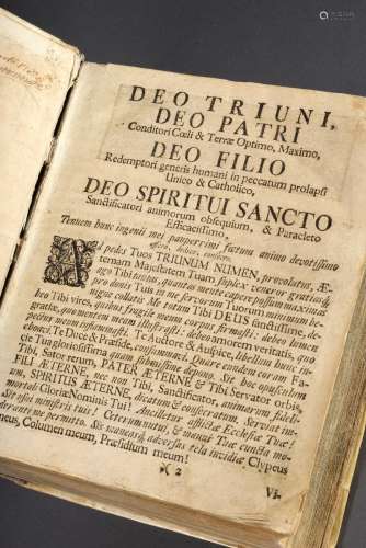 Lateinische Bibel in Pergamenteinband, wohl Schw | Latin Bib...