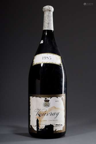 Flasche ca. 6 Liter, 1985 Vouvray sec (Sekt-Meth | Bottle ap...