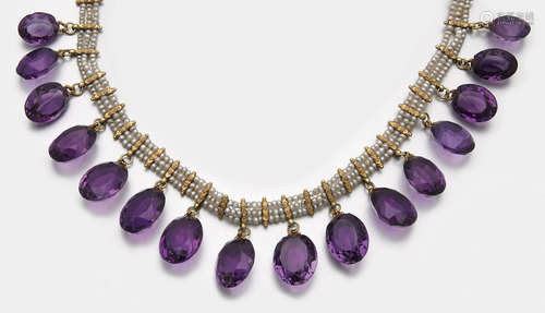 Viktorianisches Amethyst-Collier