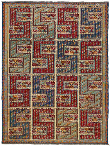 Teppich mit Sileh-Muster