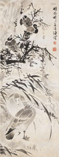 WANG SHENSHENG (1896-1972) Birds in the Reeds