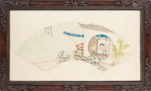 CHINESE SCHOOL (19TH CENTURY) Lady At a Window