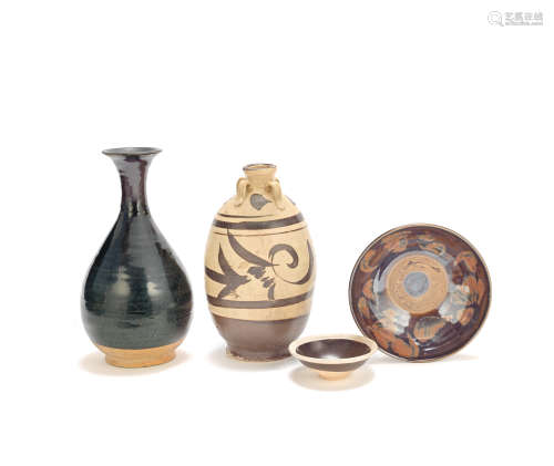 A GROUP OF STONEWARE VESSELS Song/ Yuan Dynasty