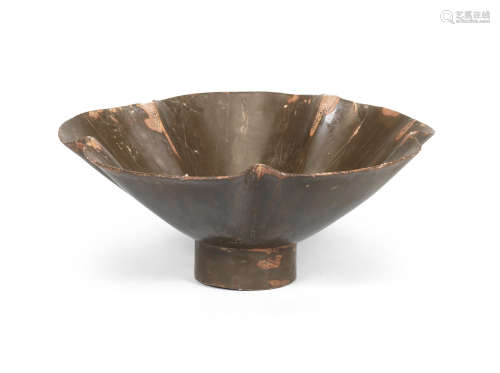 A VERY RARE BROWN LACQUER 'PLUM BLOSSOM' BOWL Northern Song ...