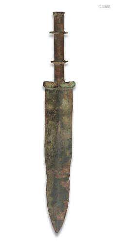 A BRONZE DAGGER Han Dynasty