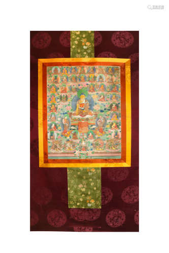 A Fine Thangka Statue Of Green Tara