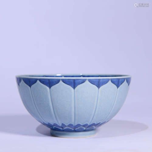 A Skyblue-Glazed Porcelain Bowl